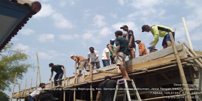 Perbaikan Tempat Wudhu dan Kamar Kecil Masjid Baiturrohim Desa Bejiruyung
